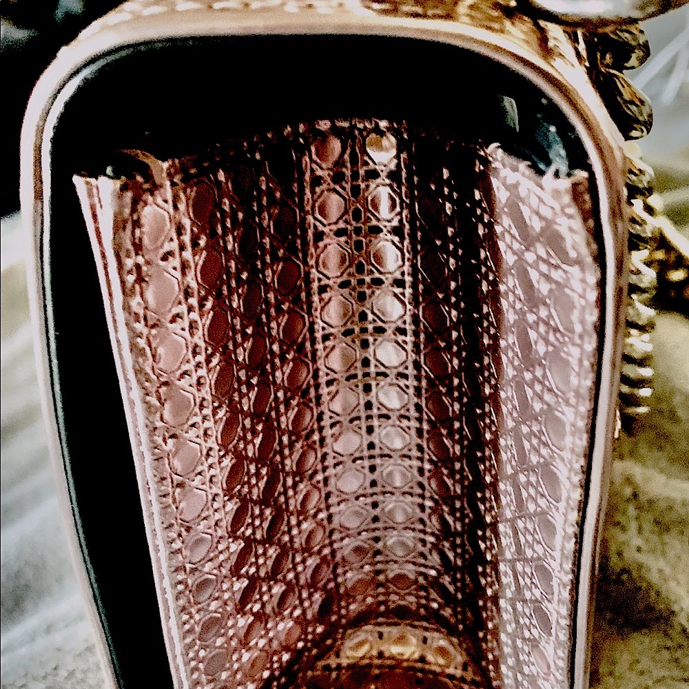 DIOR/Diorama NWOB CROSSBODY ROSE GOLD METALLIC - Picture 5 of 9